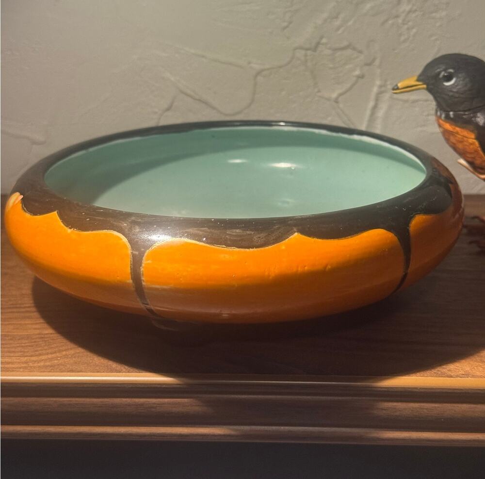 Rare 1930s Tashiro Shoten Hand Painted Footed Bowl - Vintage Japanese Porcelain